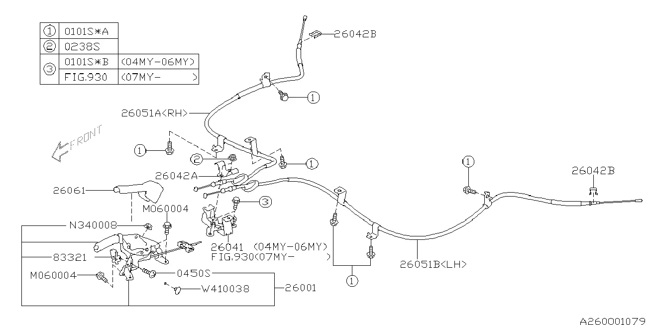 Parking Brake System diagram