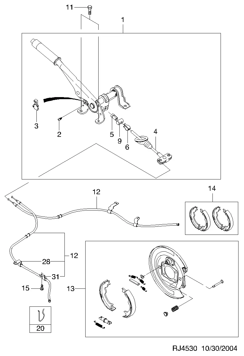 Parking Brake diagram