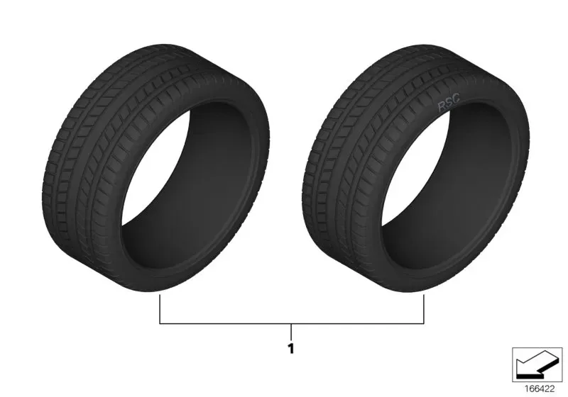Summer tyre diagram