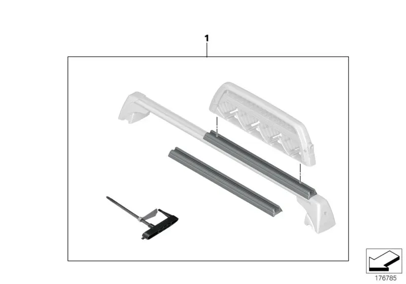 Support-tube heightening diagram