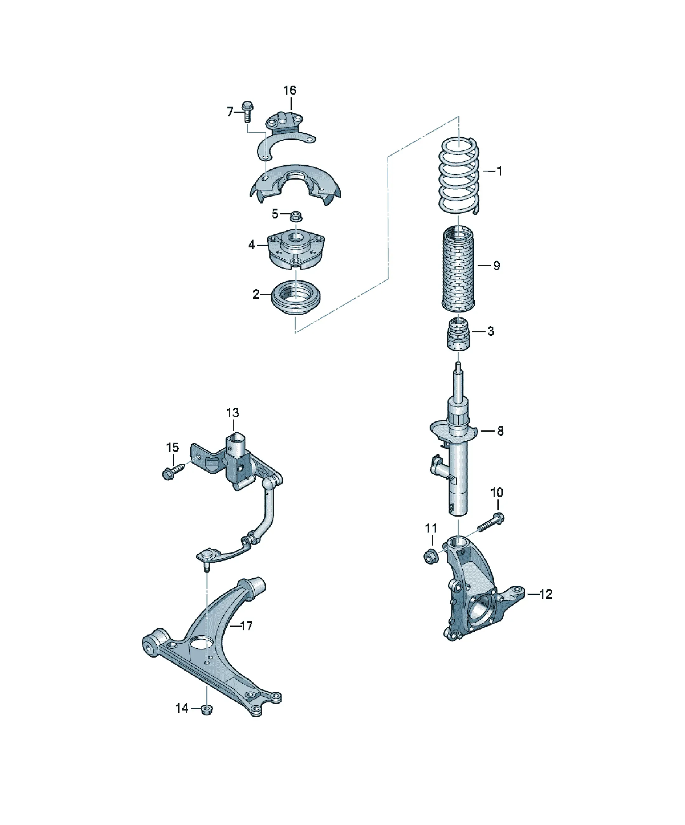 Suspension diagram