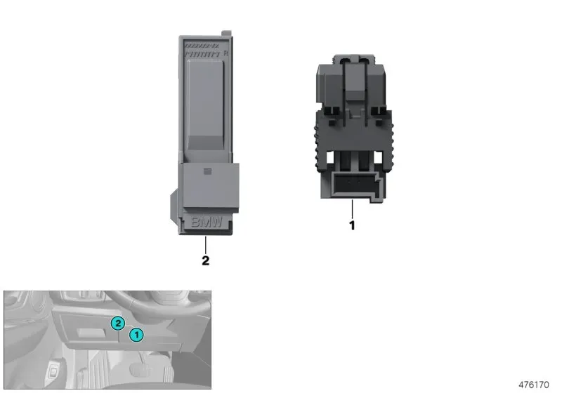 Pedal switch assembly diagram