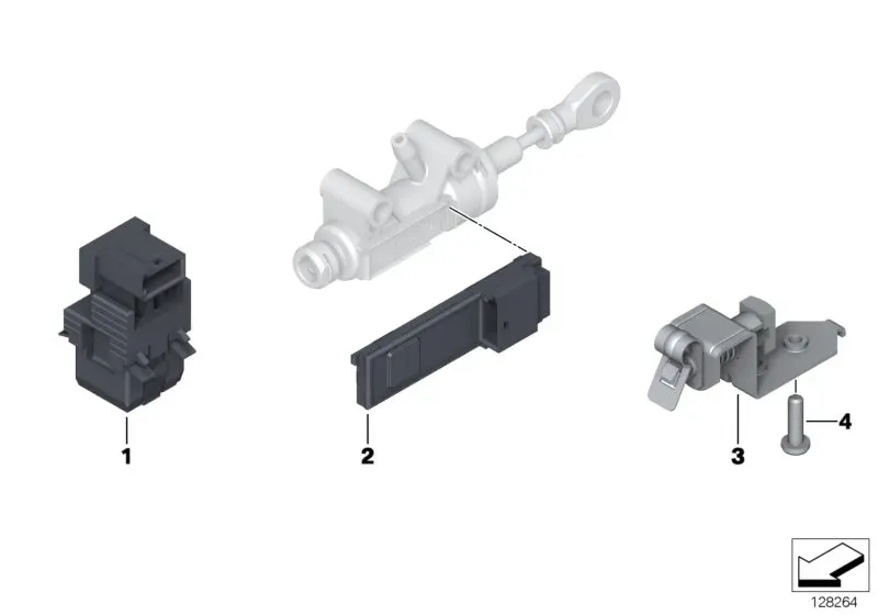 Pedal switch assembly diagram