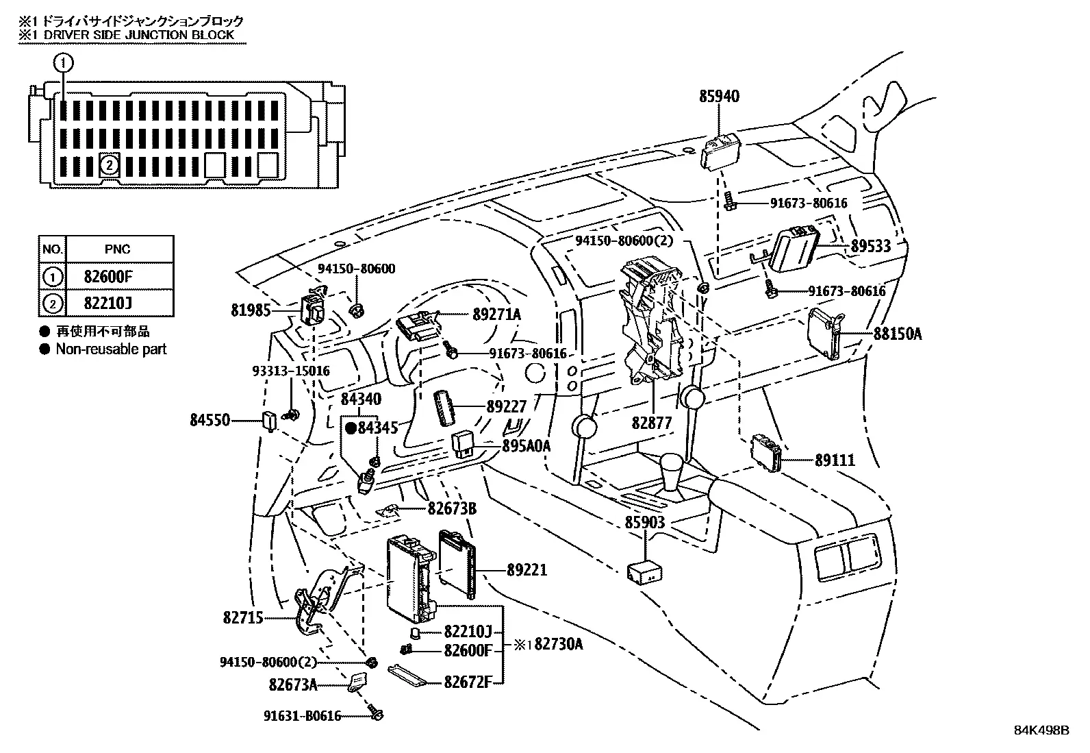 Fuse and relay box diagram