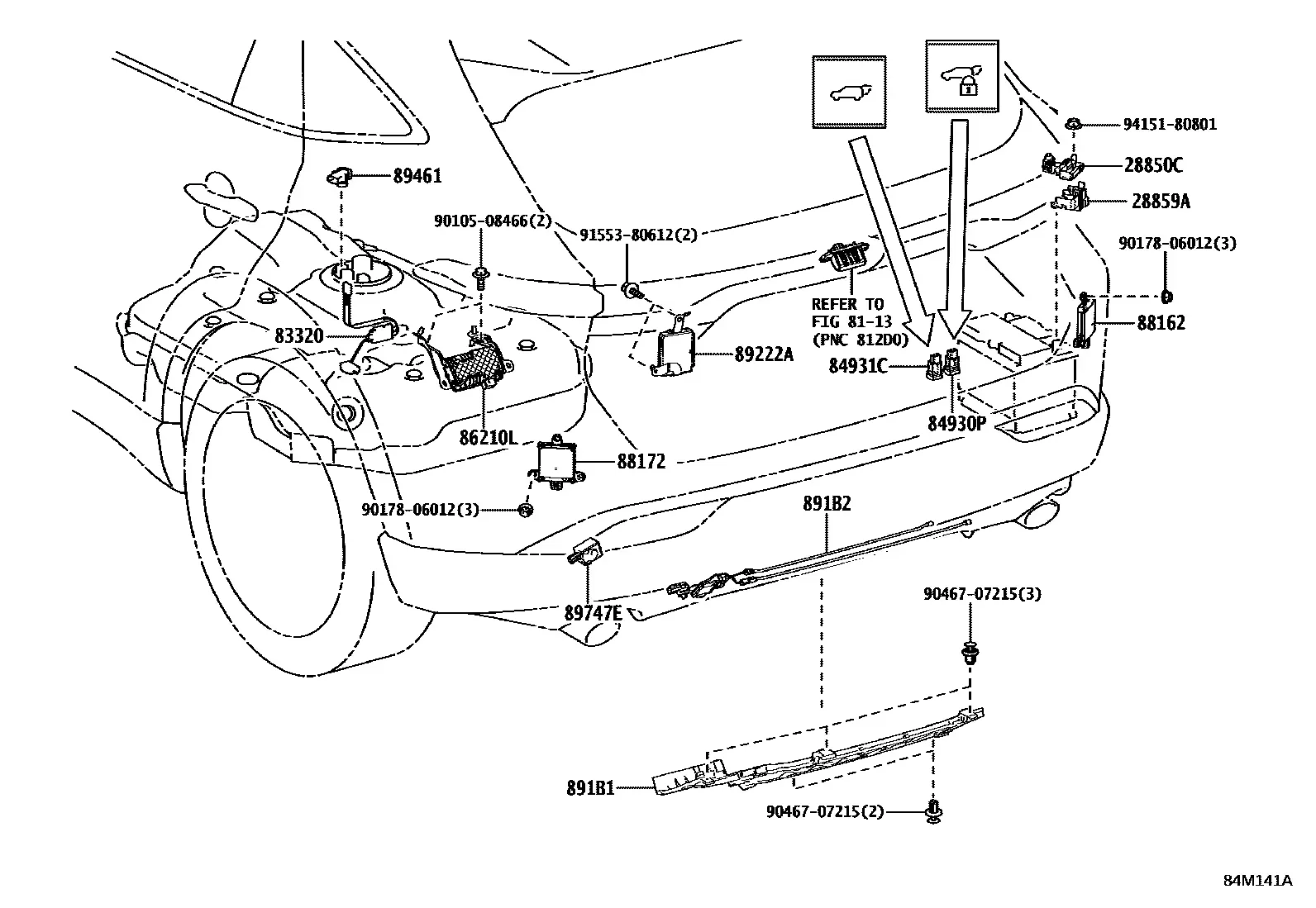Control unit and sensors diagram