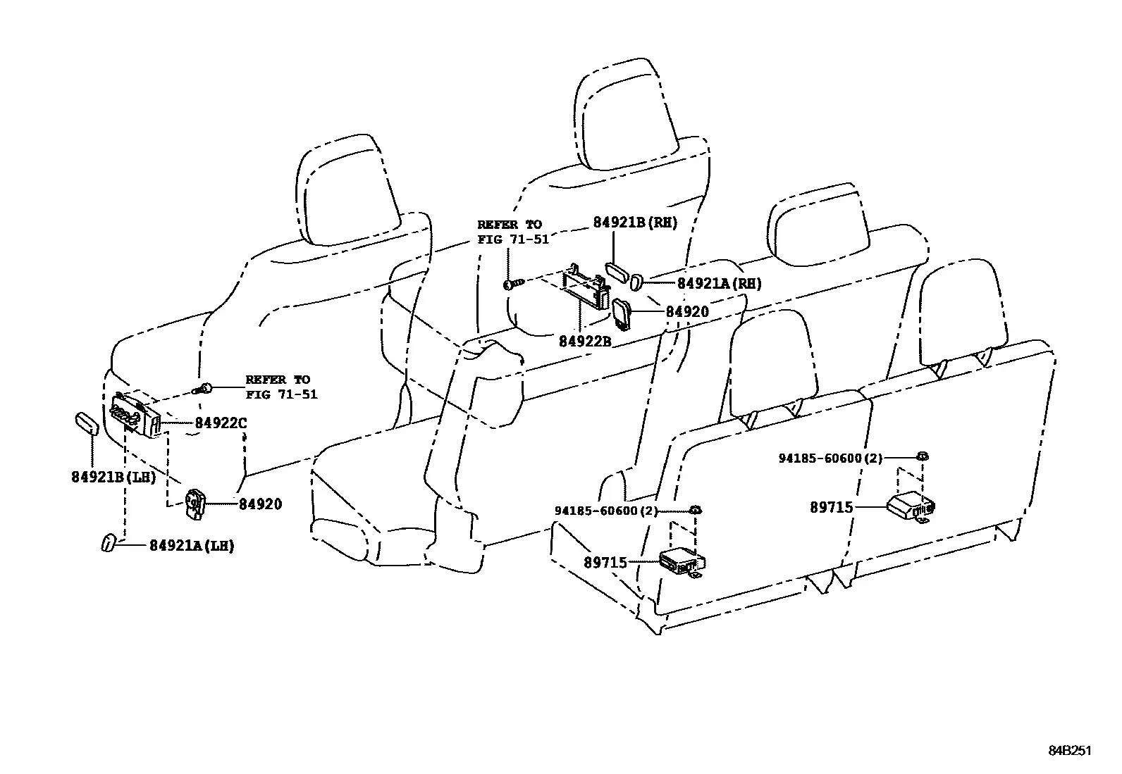 Seat adjustment module diagram
