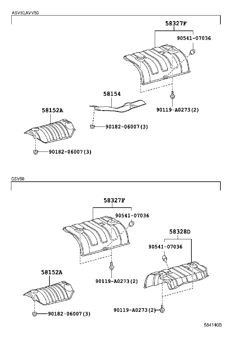 Floor Heat Insulator diagram