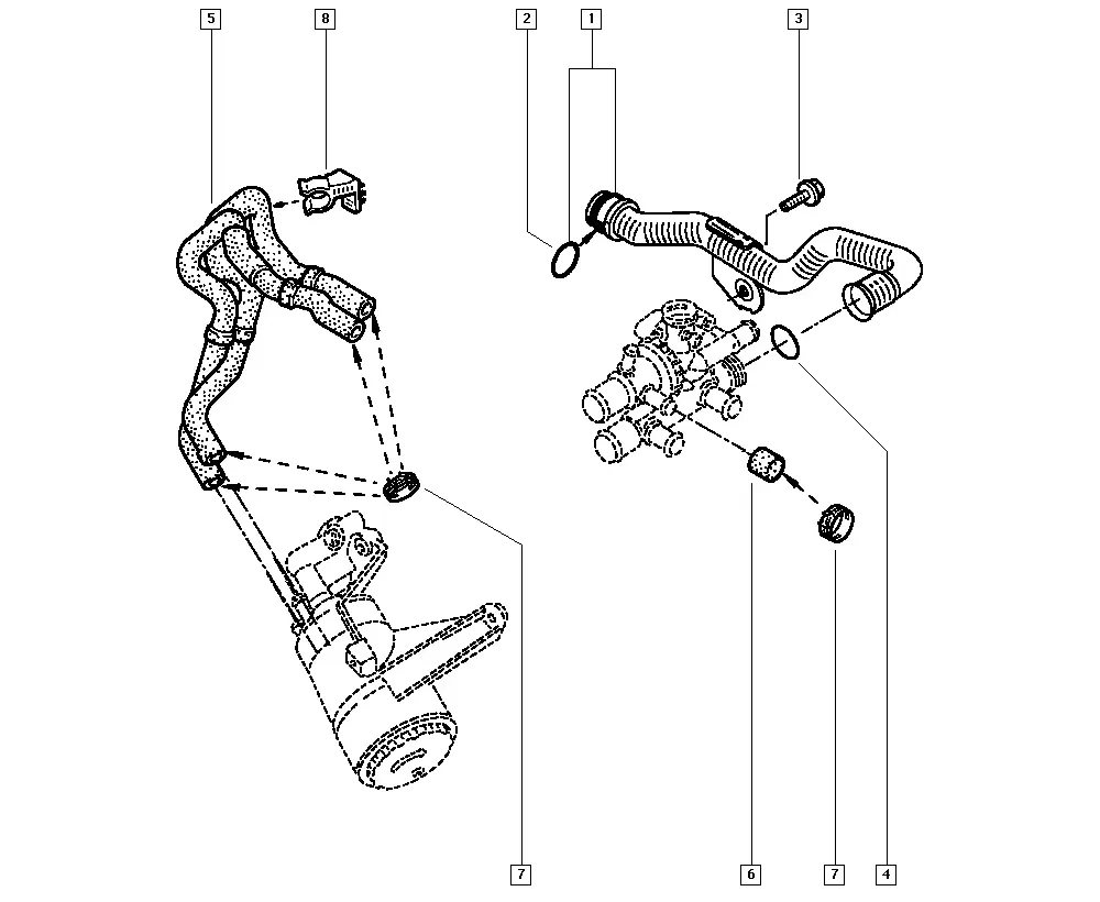 Oil Heat Exchanger diagram