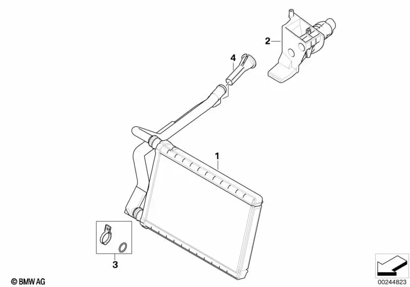 Heater Core diagram