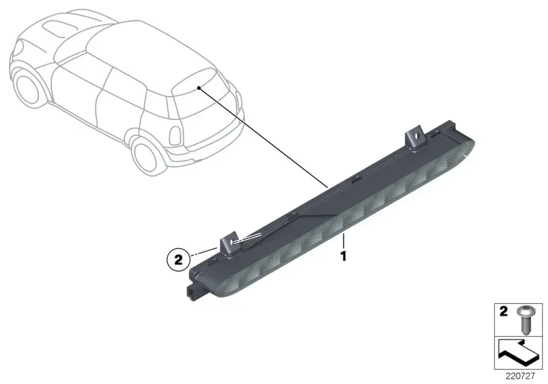Third stop lamp diagram