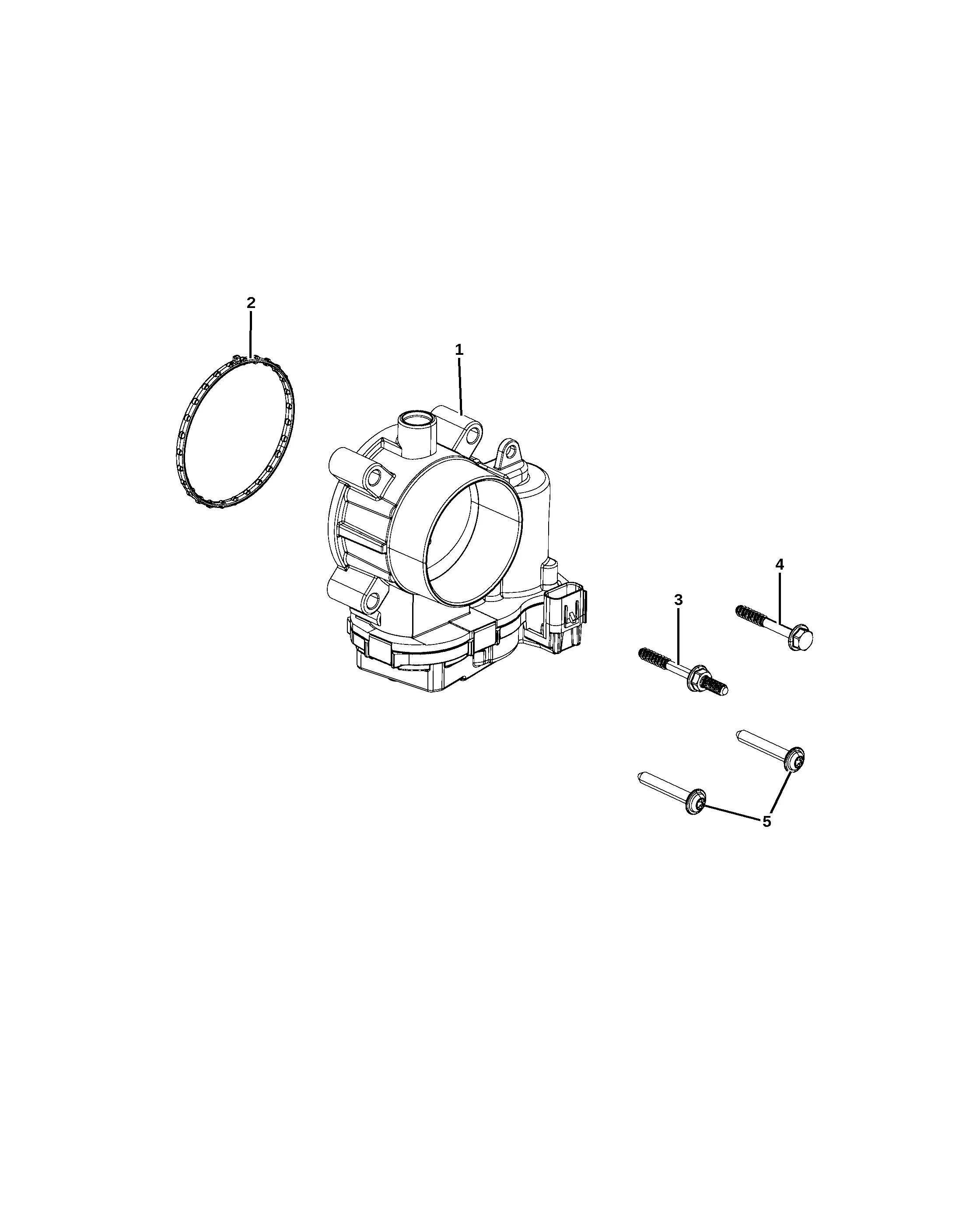 Throttle body diagram