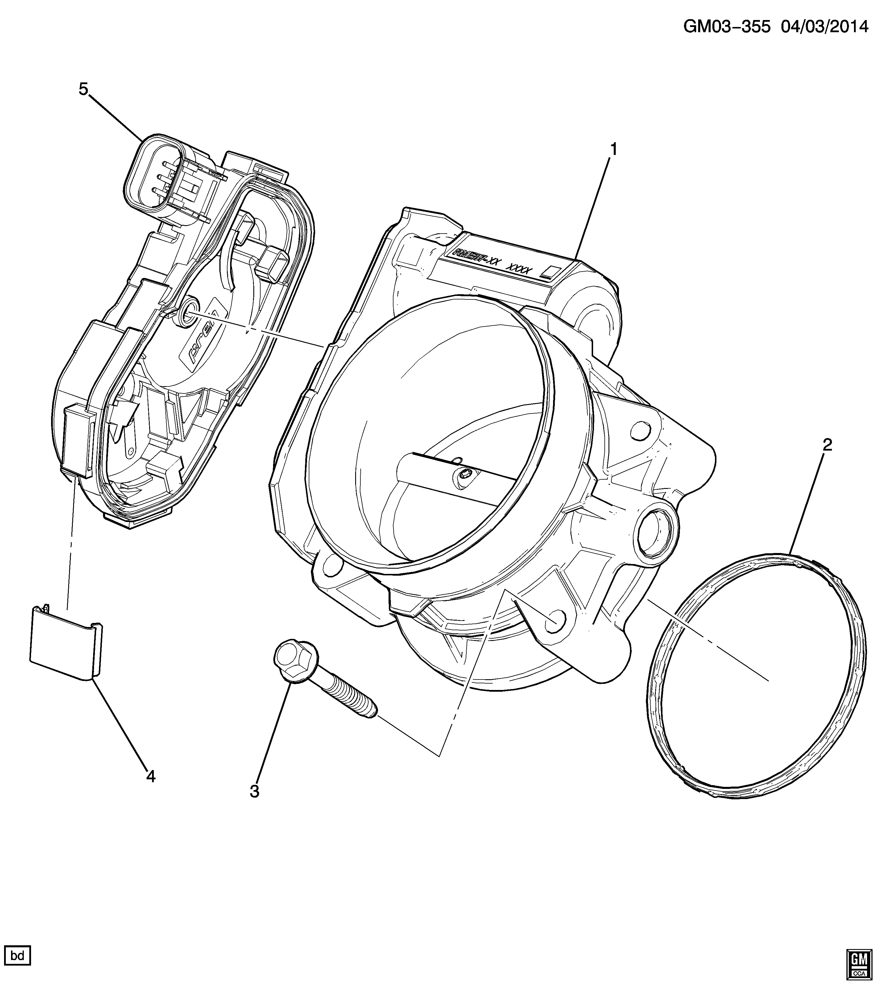 Throttle body diagram