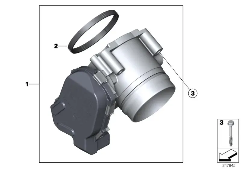 Throttle body diagram