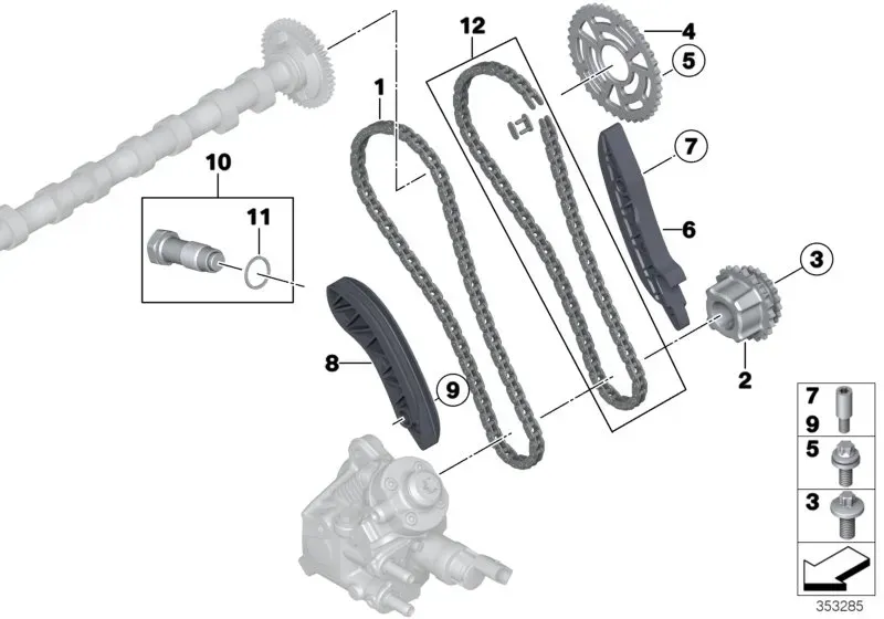Timing drive diagram