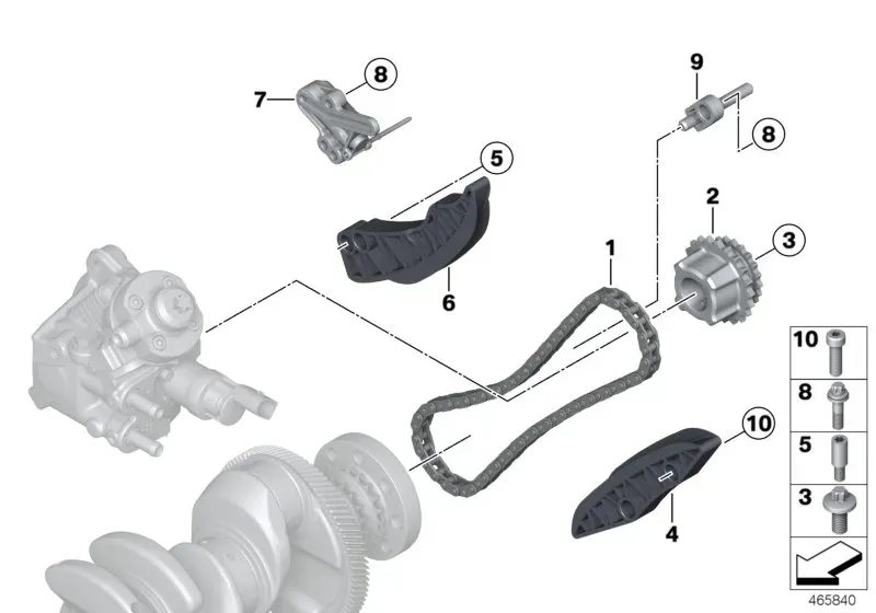 Timing drive diagram