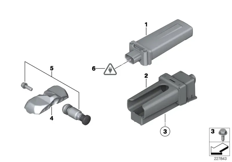 Tire pressure monitoring system diagram