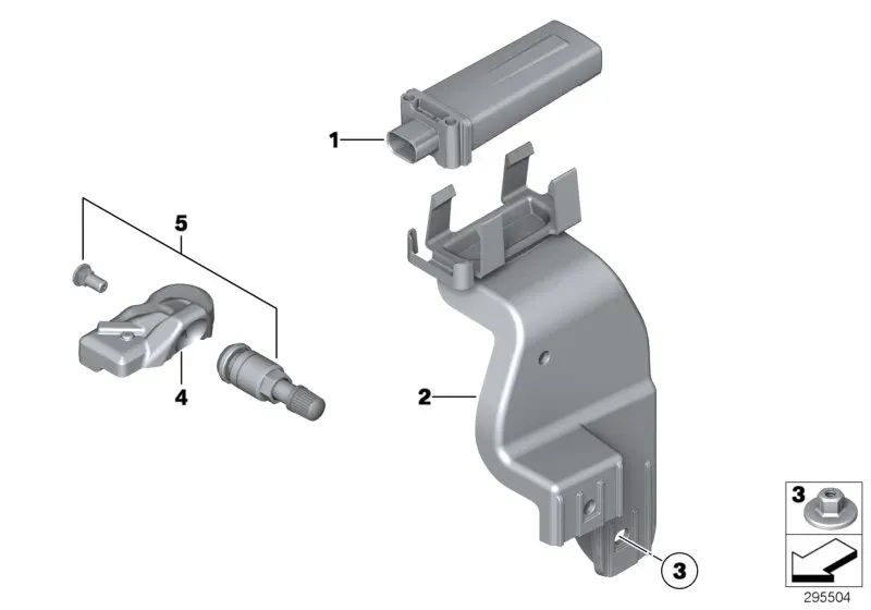 Tire pressure monitoring system diagram