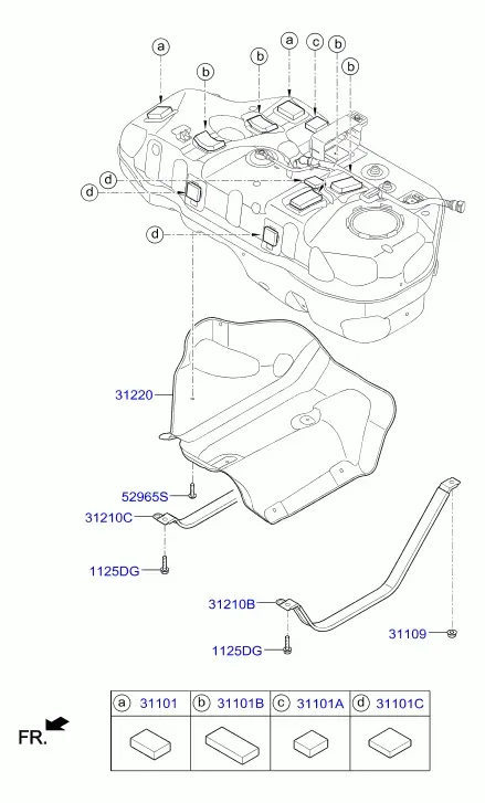 Топливная система diagram