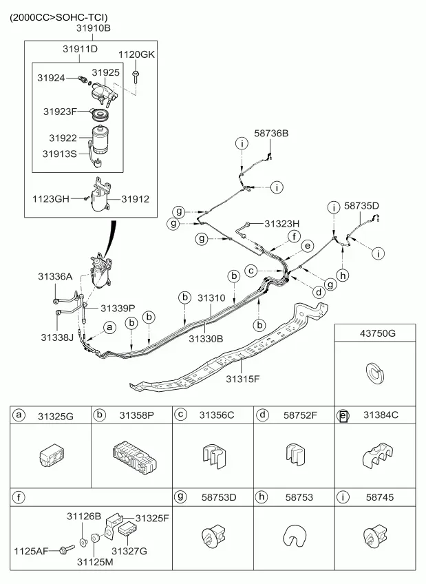 Топливная система diagram