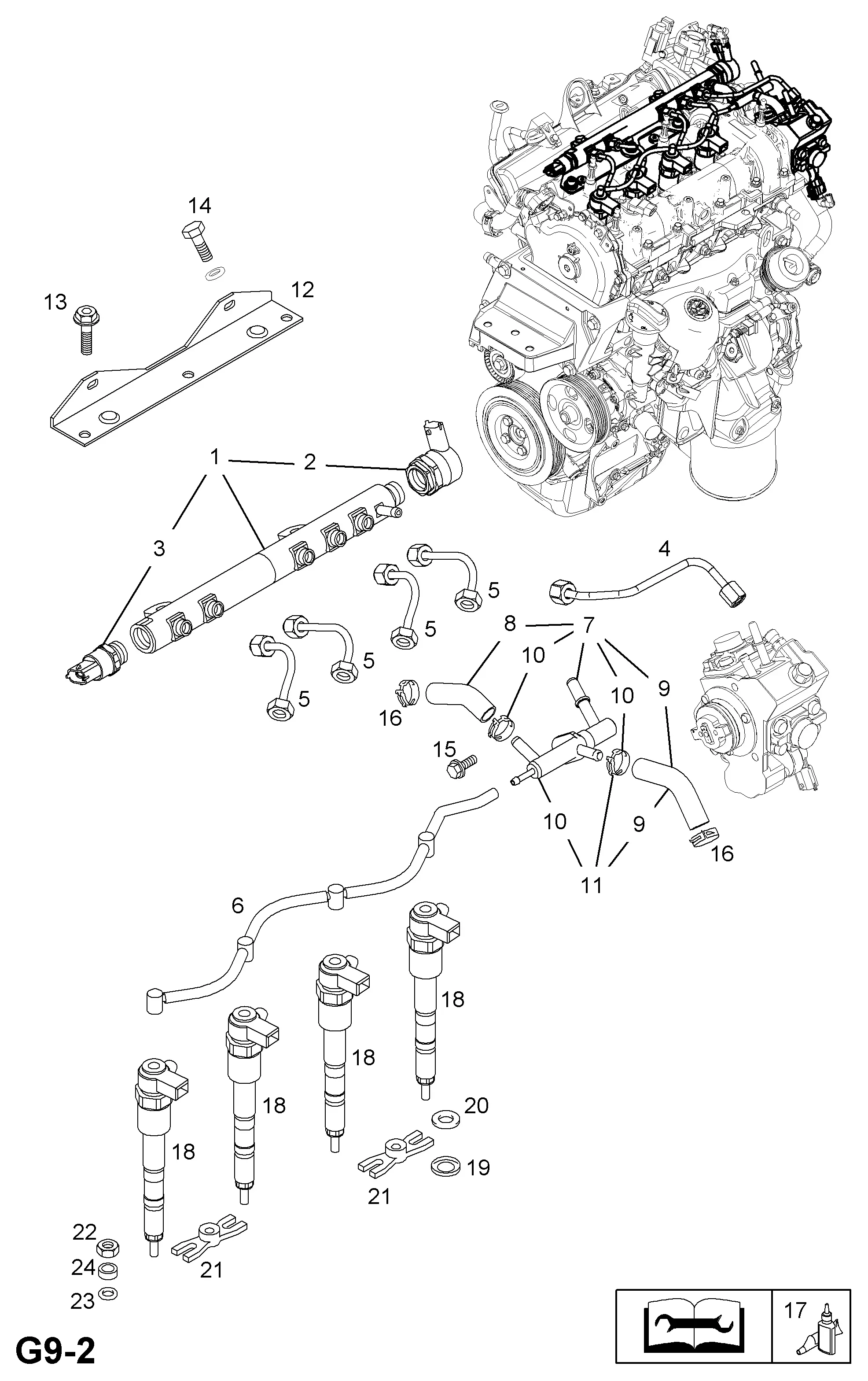 Fuel Injectors diagram