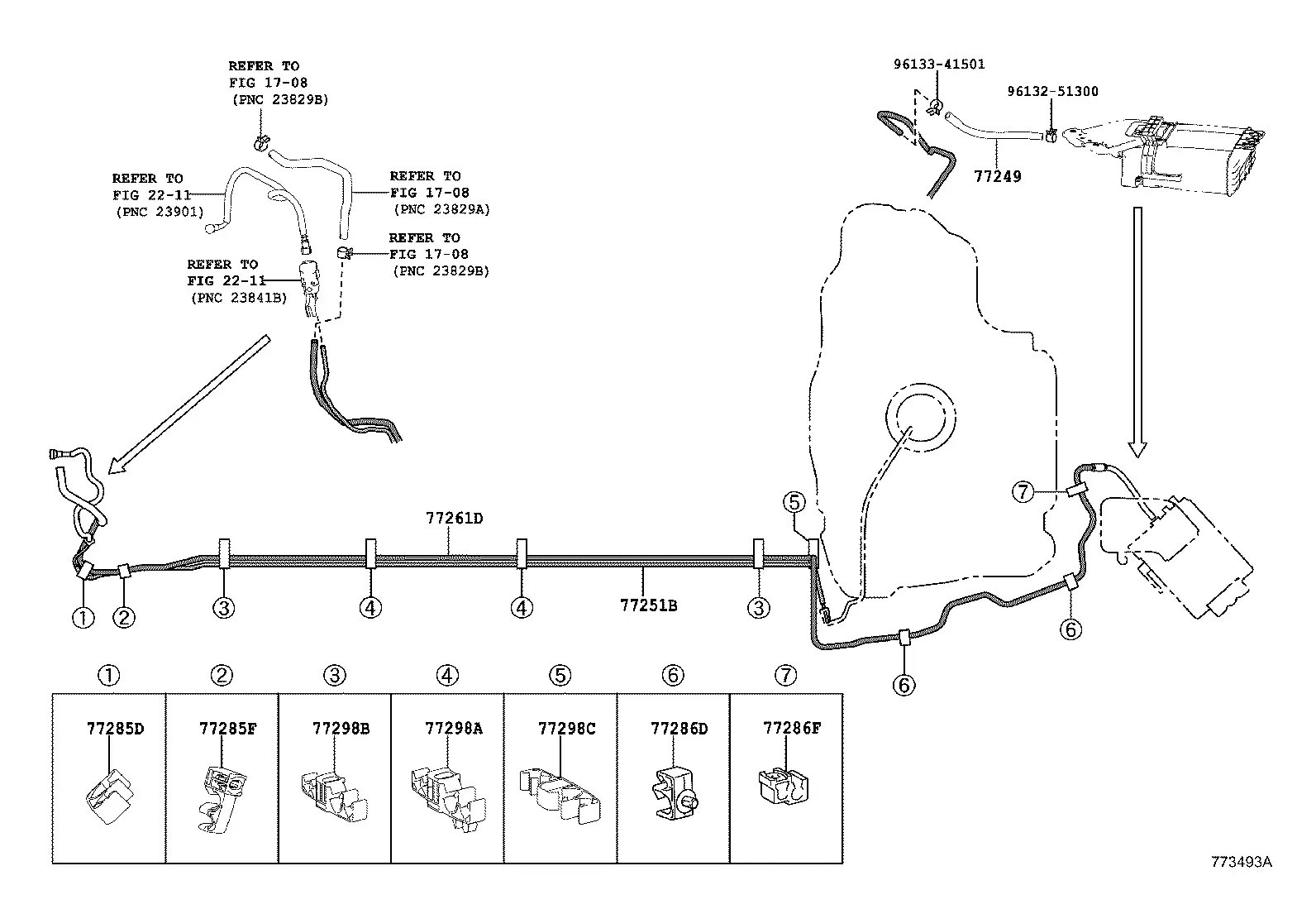 Fuel Tubes diagram