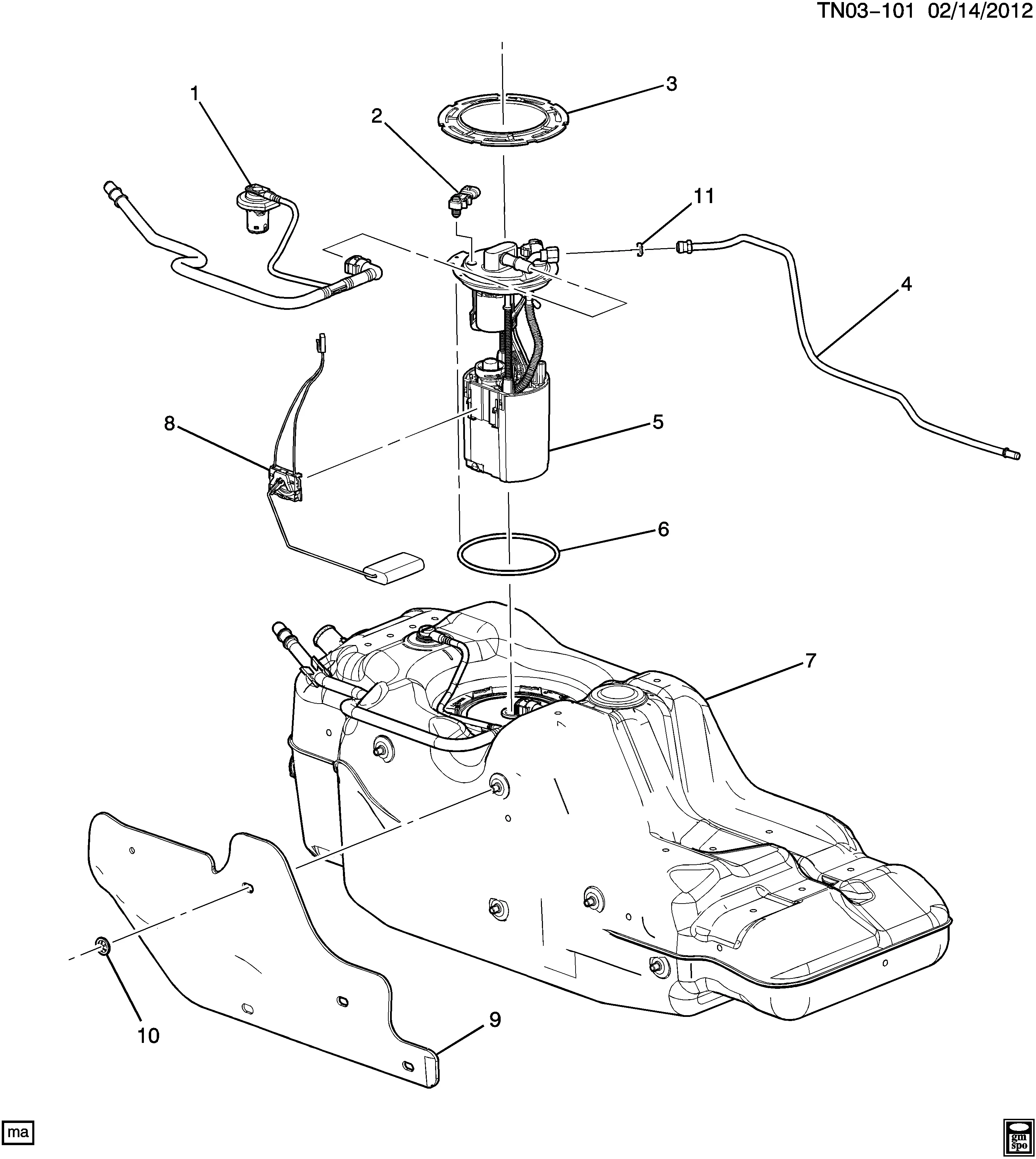 Fuel Tank diagram