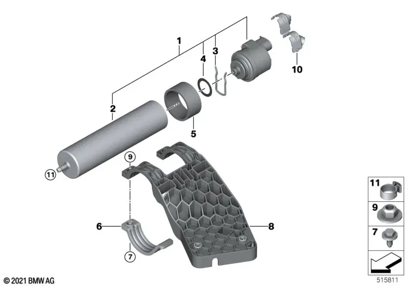 Heated Fuel Filter diagram