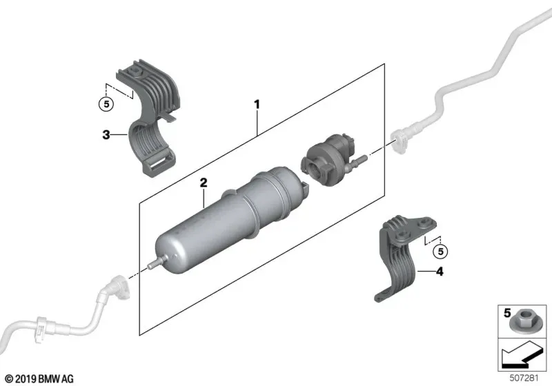 Heated Fuel Filter diagram