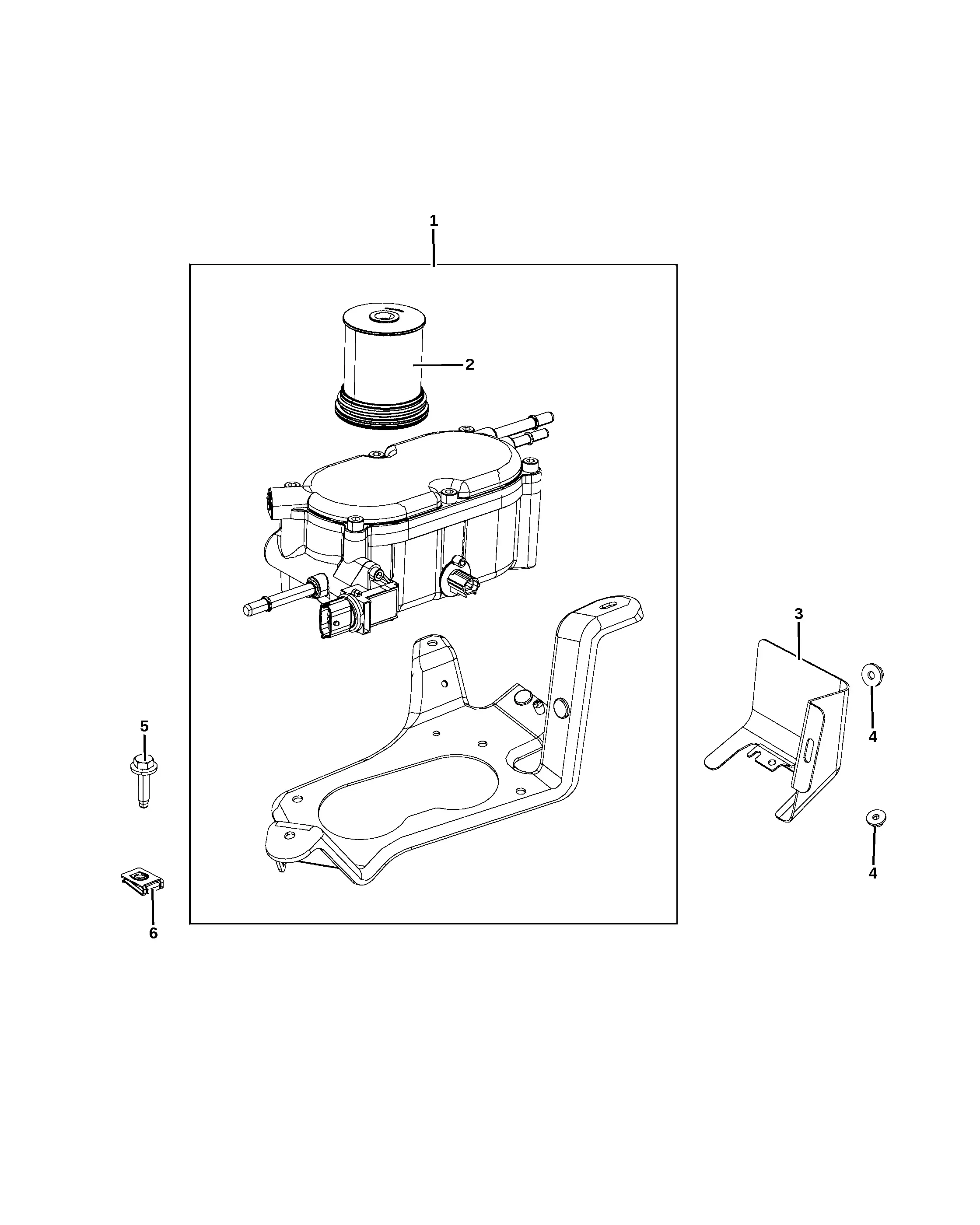 Fuel Filter and Water Separator diagram