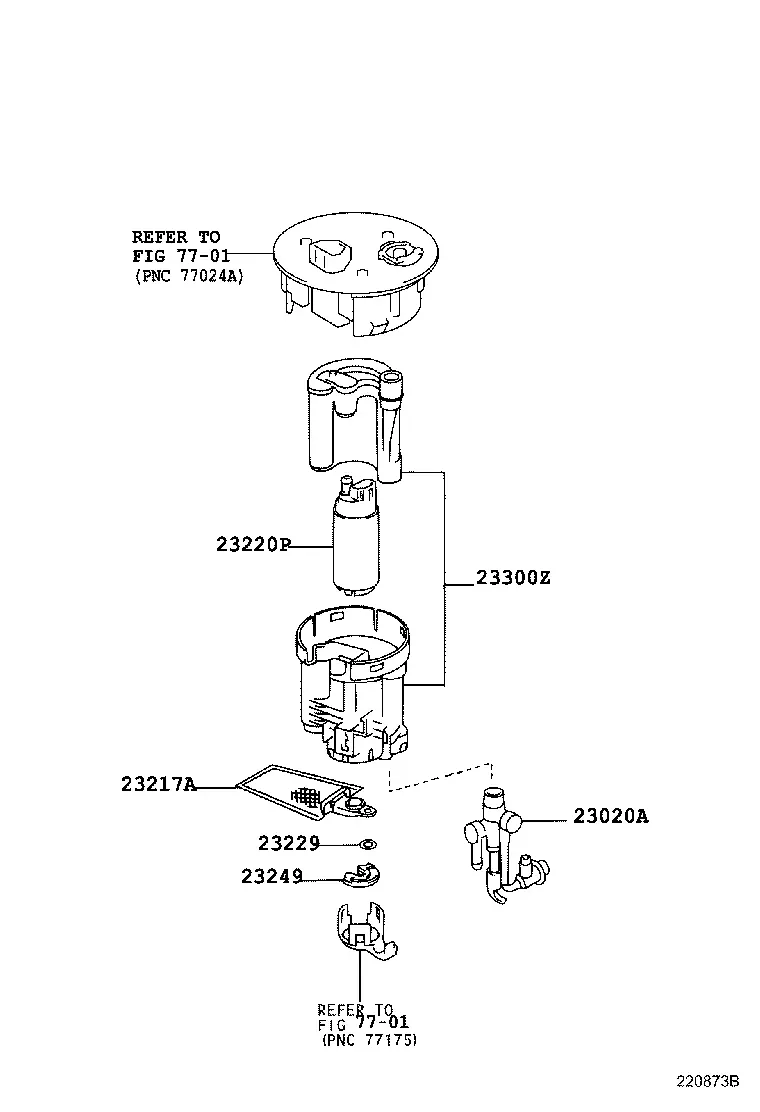 Fuel Pump and Pressure Regulator diagram