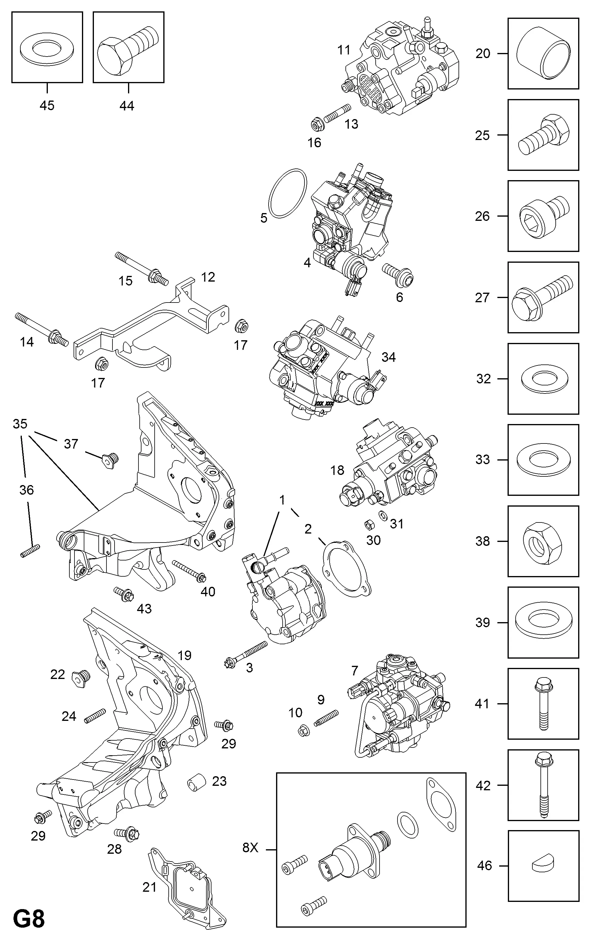 Топливный насос высокого давления diagram