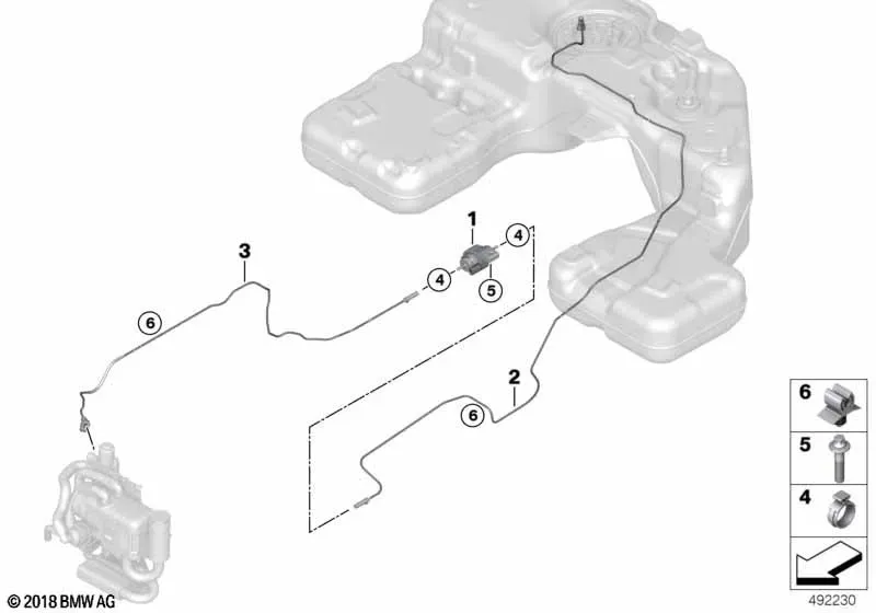 Auxiliary Heater Fuel Supply diagram