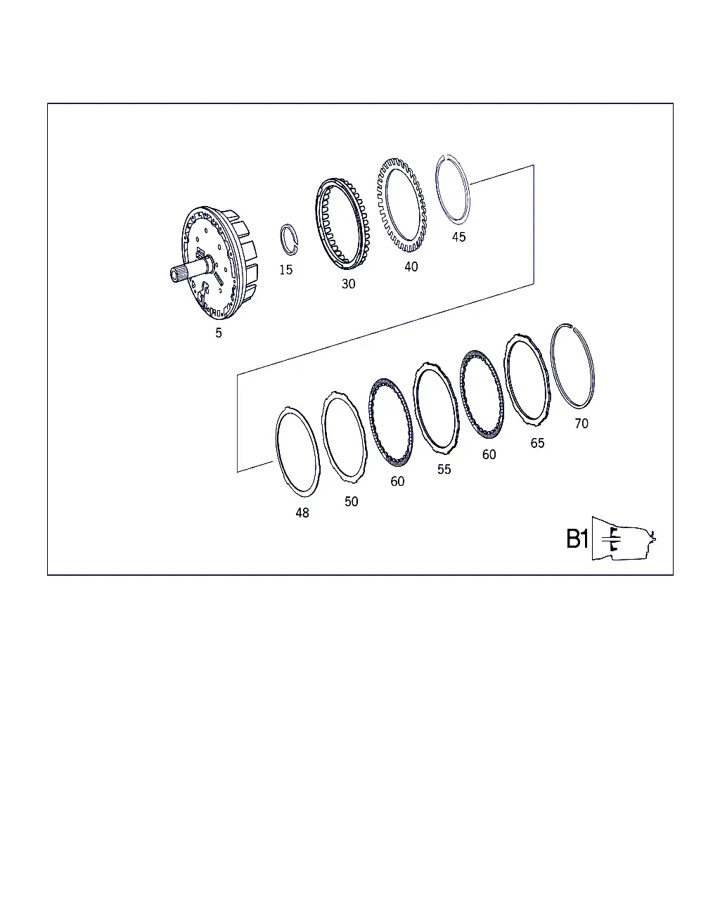 Brake Clutch B1 diagram