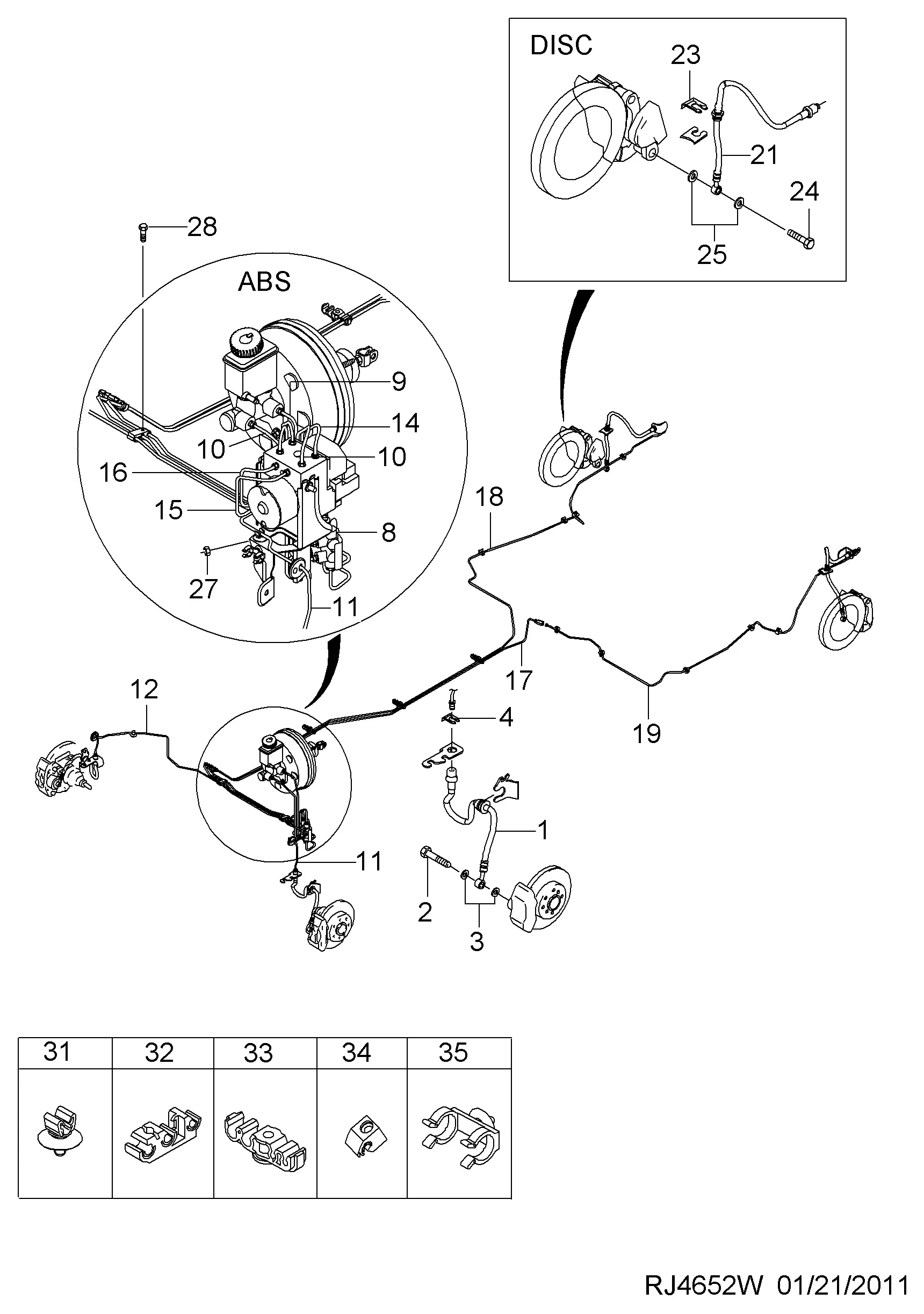 Brake Line diagram