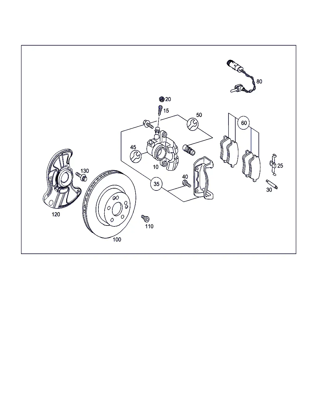 Front Wheel Brake diagram