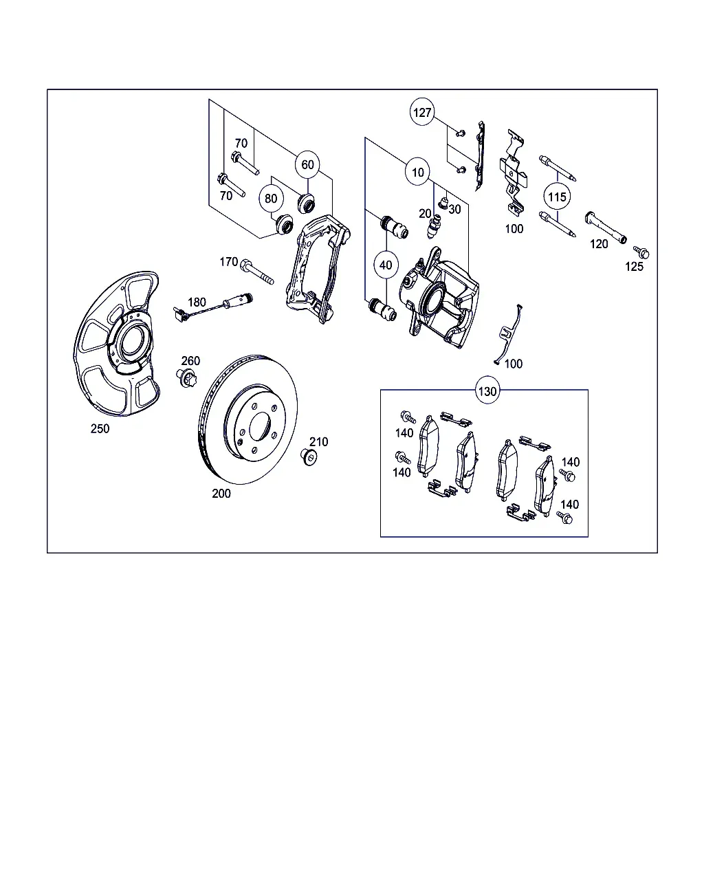 Front Wheel Brake diagram
