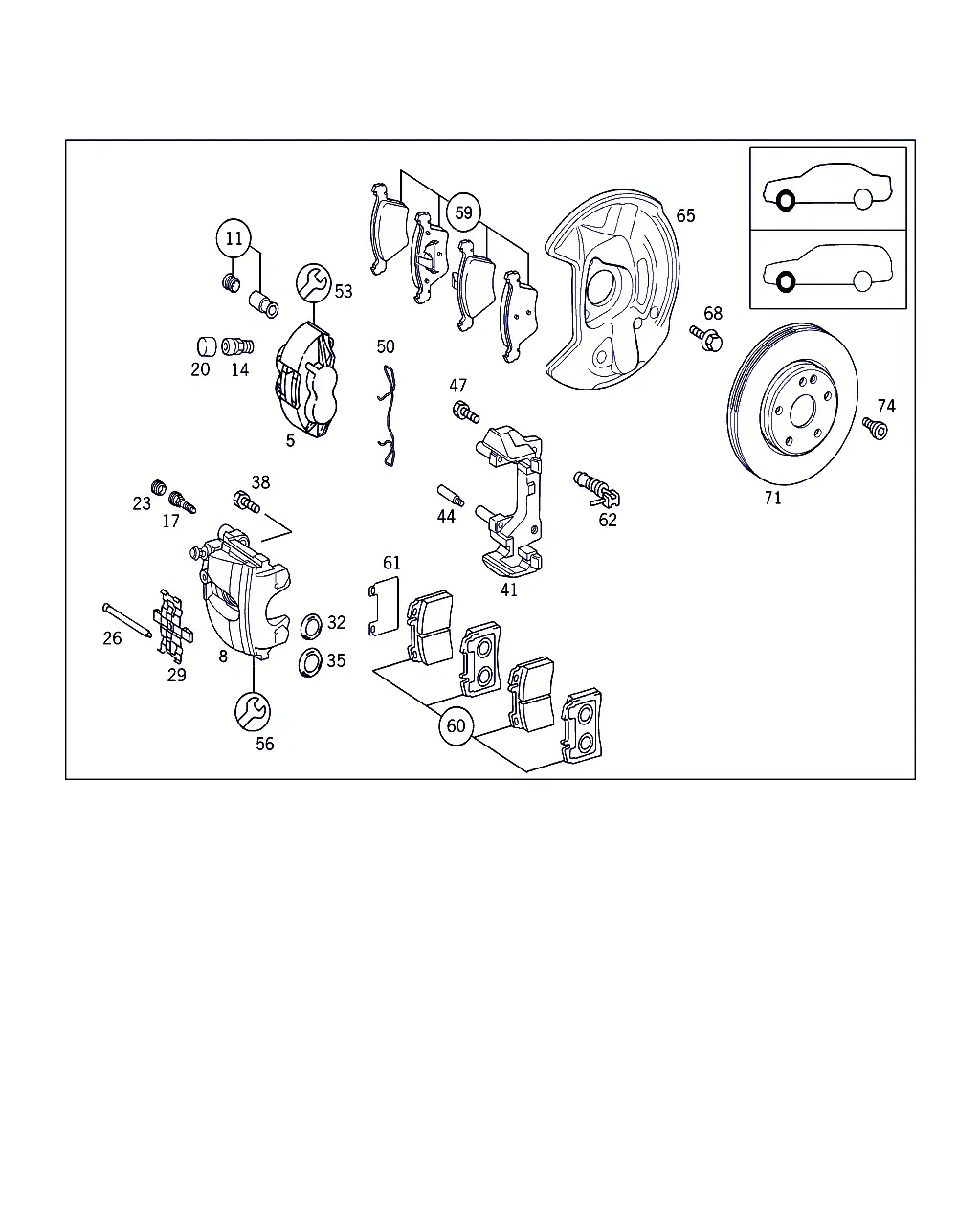 Front Wheel Brake diagram