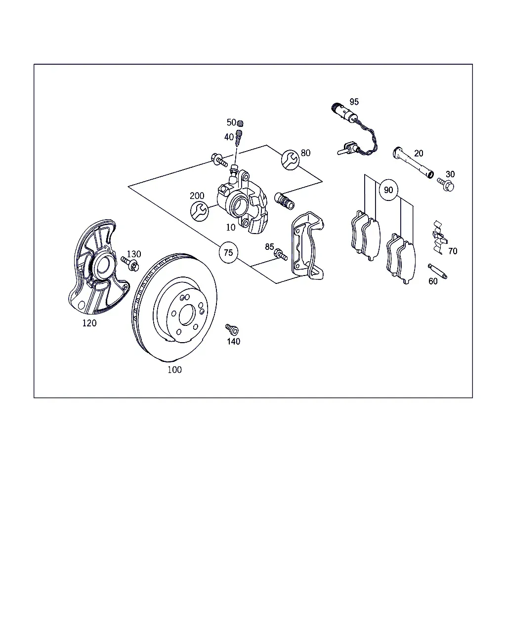 Front Wheel Brake diagram