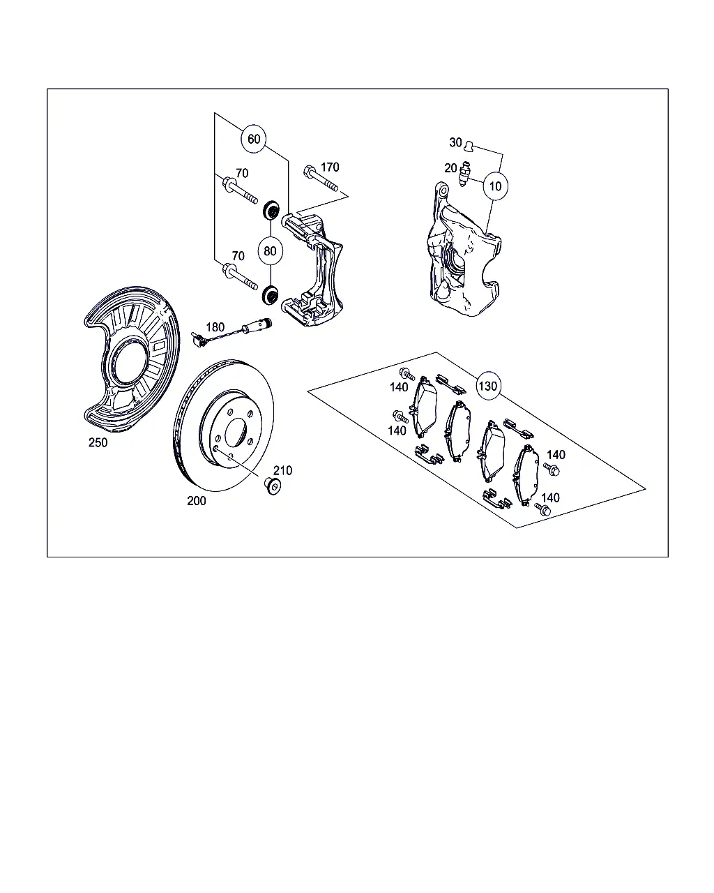 Front Wheel Brake diagram
