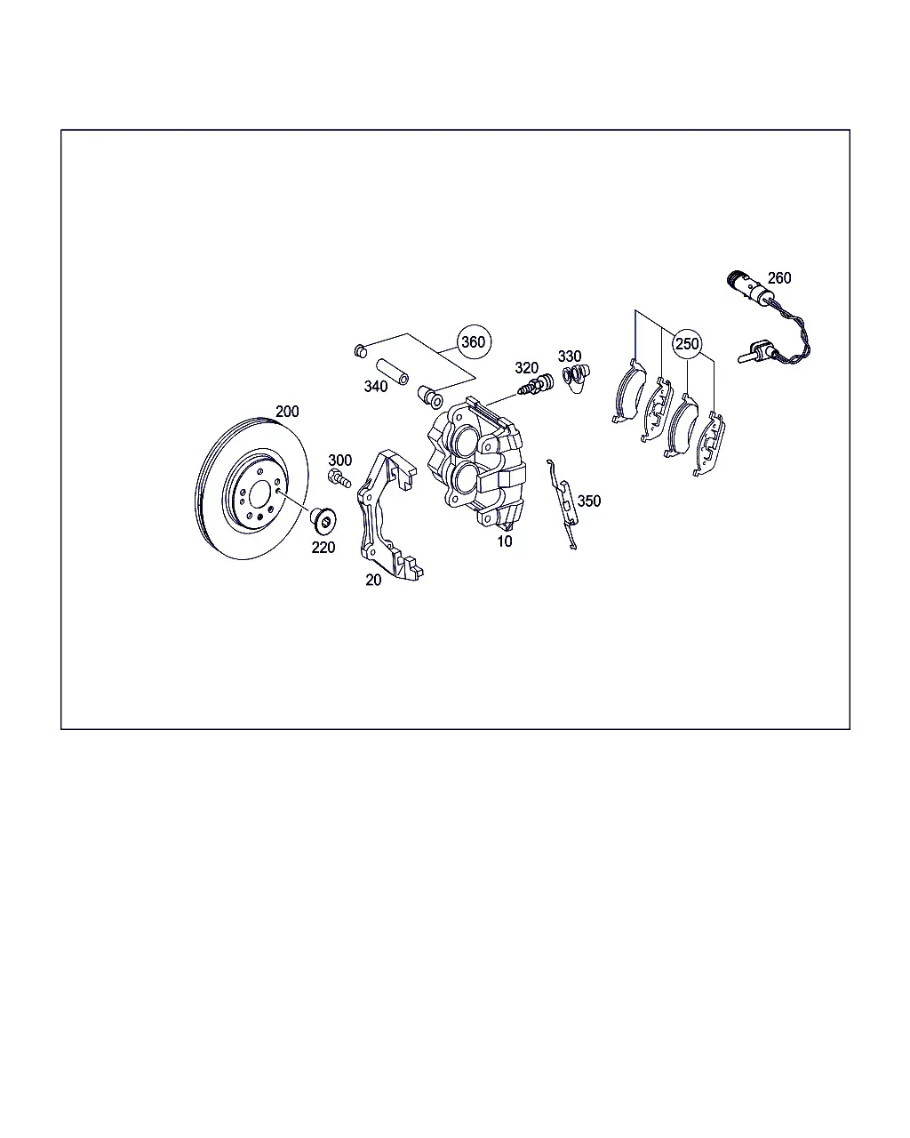 Front Wheel Brake diagram