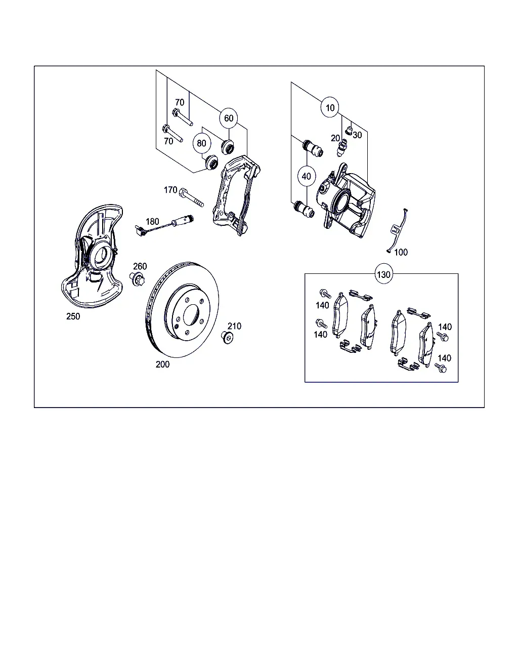 Front Wheel Brake diagram