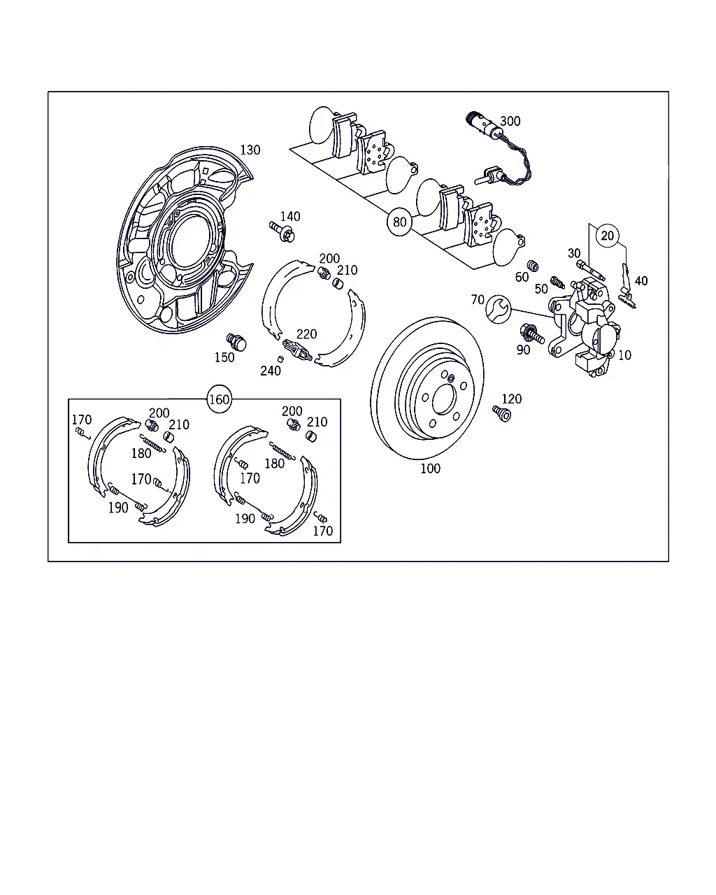Rear Wheel Brake diagram