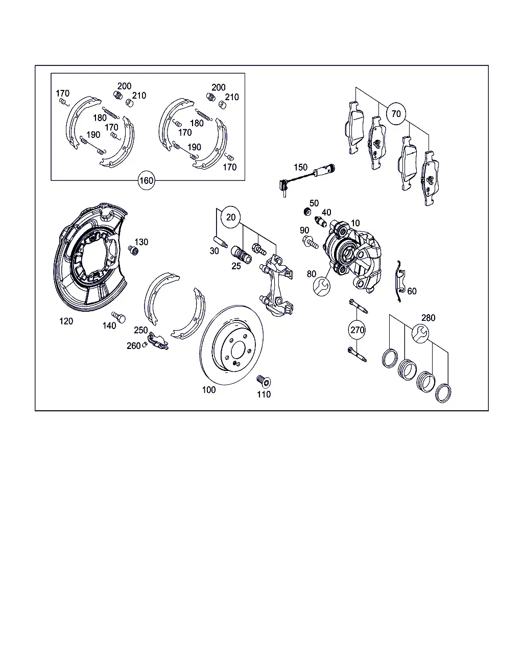 Rear Wheel Brake diagram