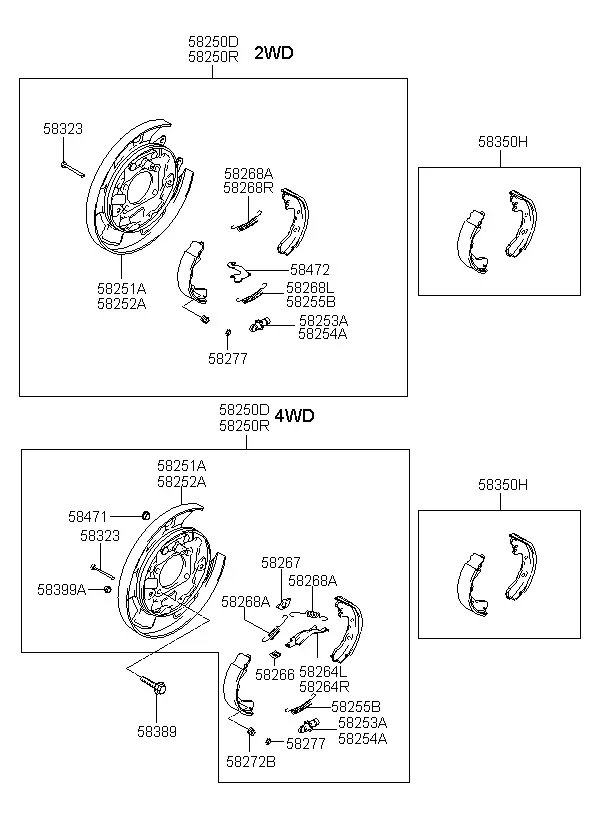 Rear Wheel Brake Assembly diagram