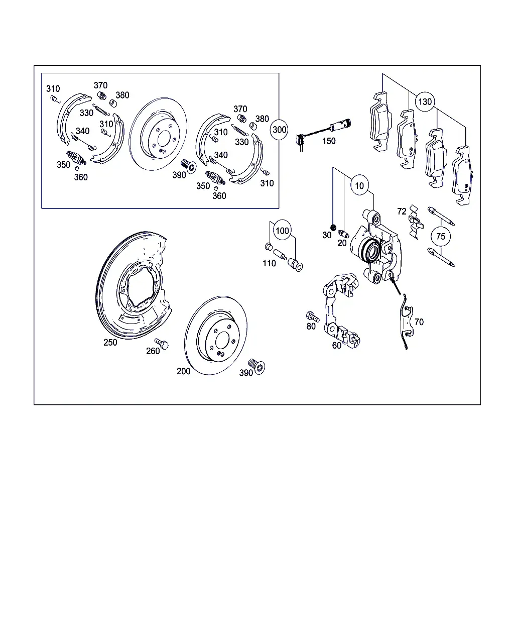 Rear Wheel Brake diagram