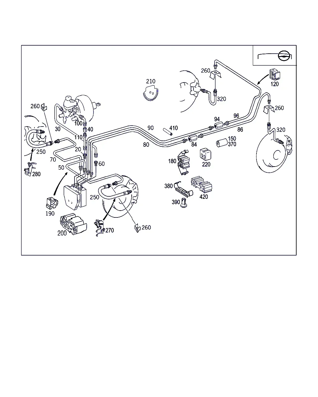 Brake Pipes diagram
