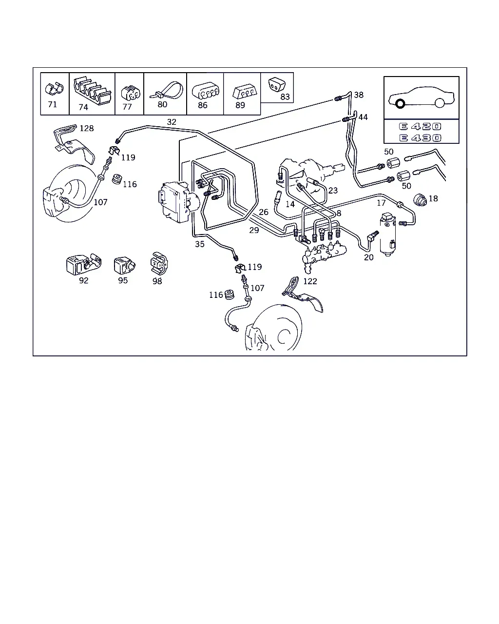 Brake Pipes diagram