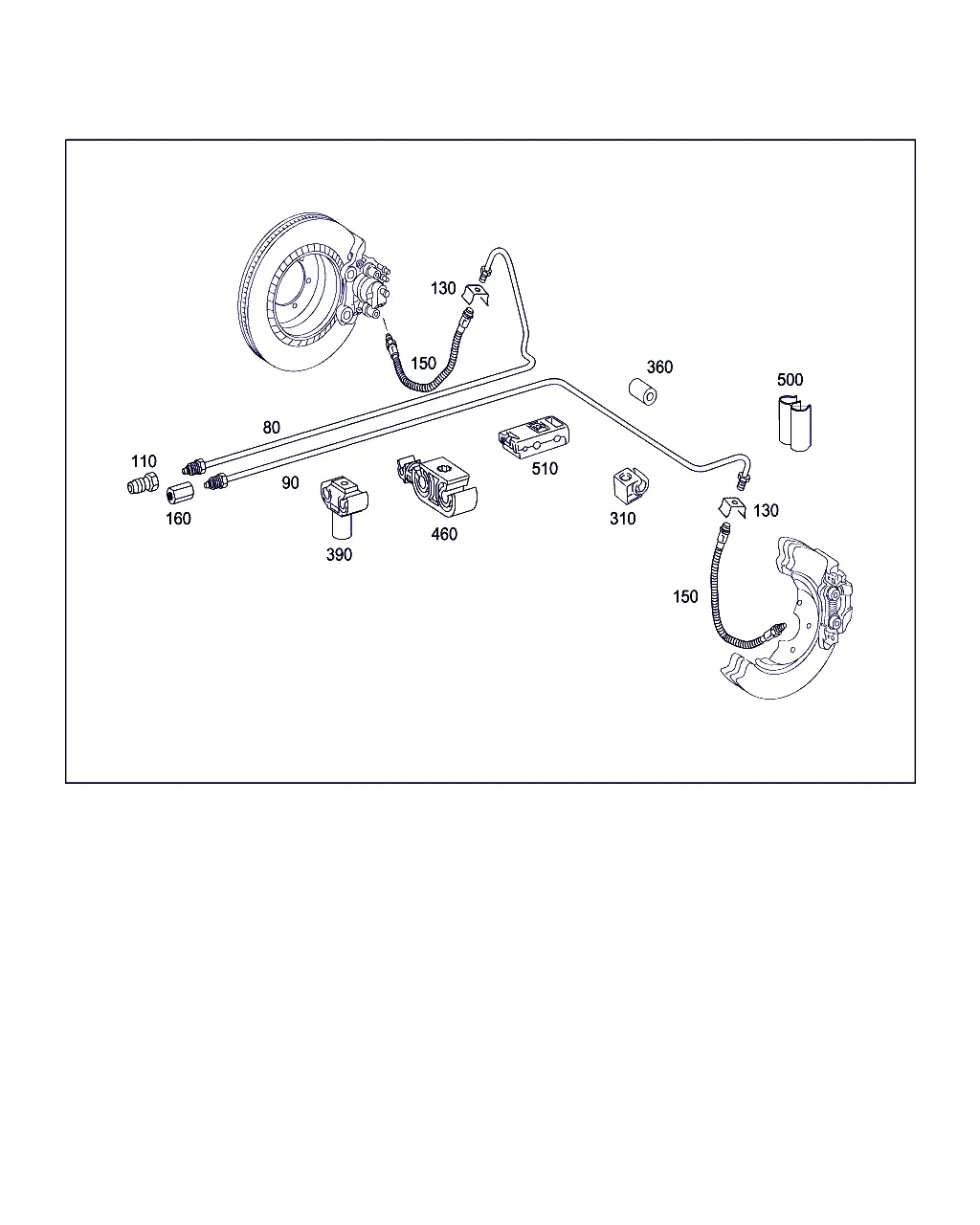 Brake Pipes diagram