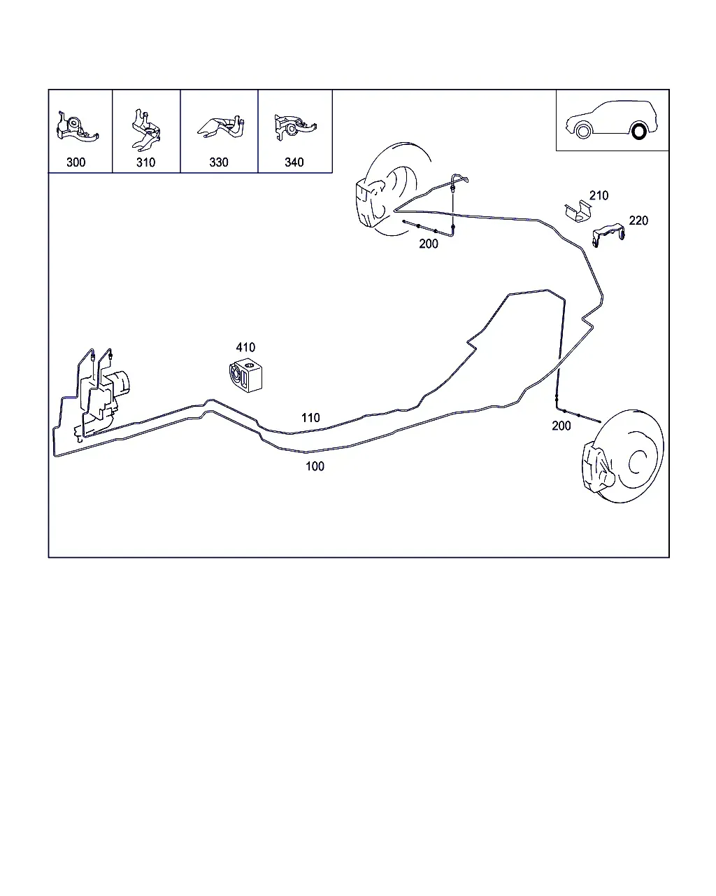 Brake Pipes diagram