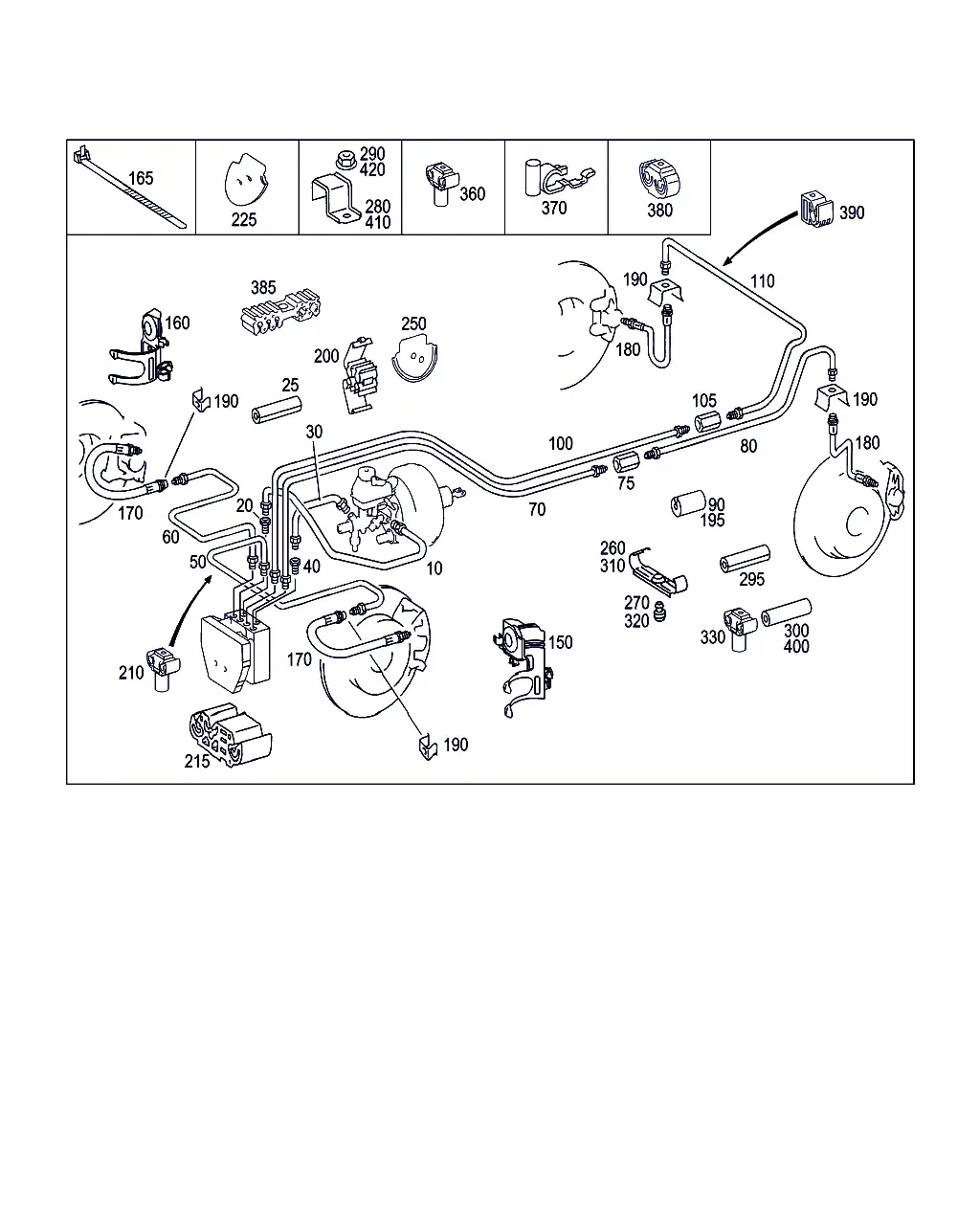 Brake Pipes diagram